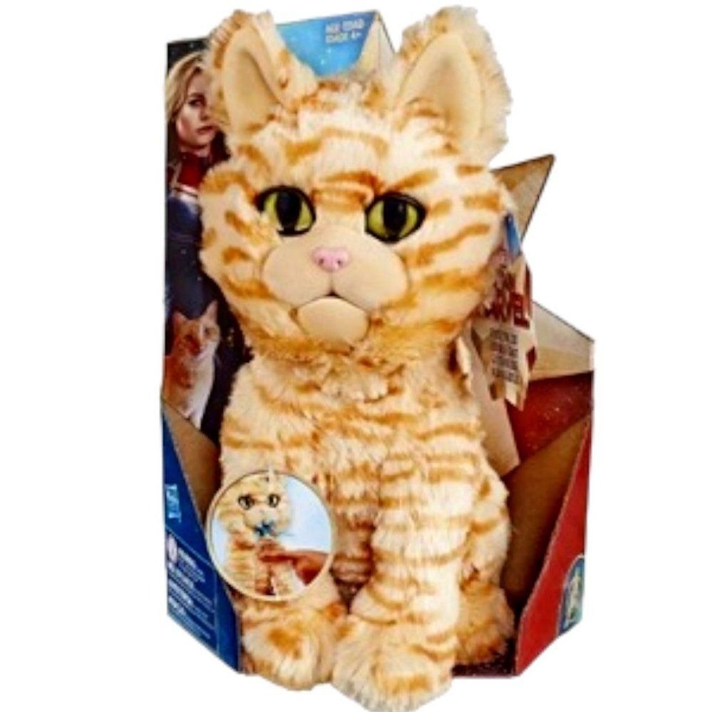 Hasbro Captain Marvel Goose the Cat Kids OS Orange New Interactive Flerken Plush